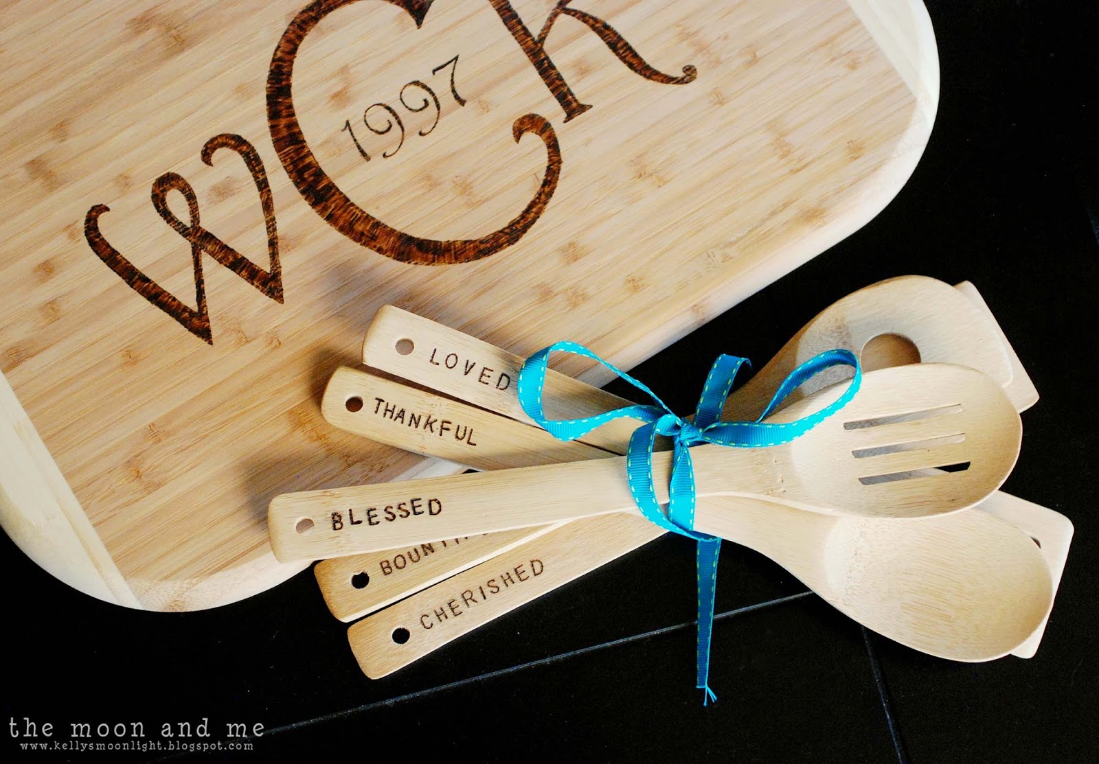 The Moon and Me DIY Personalized Cutting Board