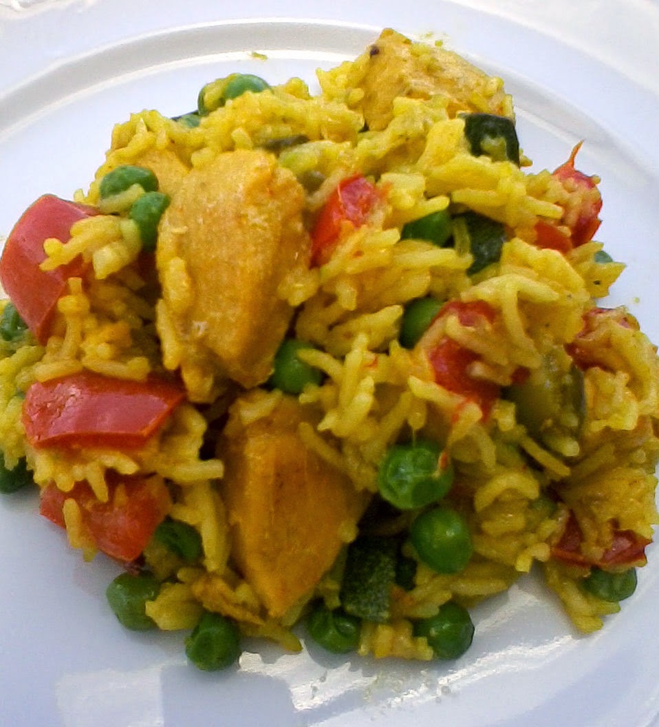 Cucina casalinga per imbranati La mia paella di pollo (secondi)