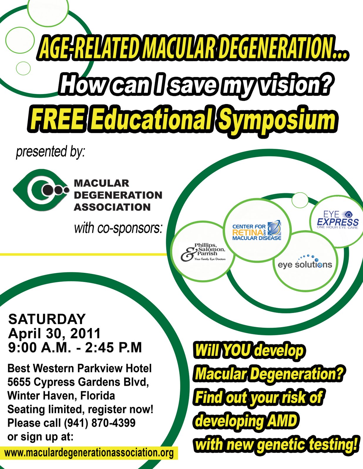 Macular Degeneration Association New Treatments for Wet and Dry