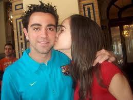 Xavi Hernandez With Girlfriend All About Football Players Xavi Hernandez With Girlfriend All About Football Players picture wallpaper image