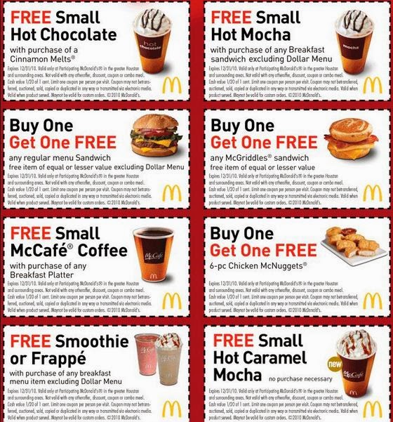 Free Printable Coupons Mcdonalds Coupons Review Ebooks