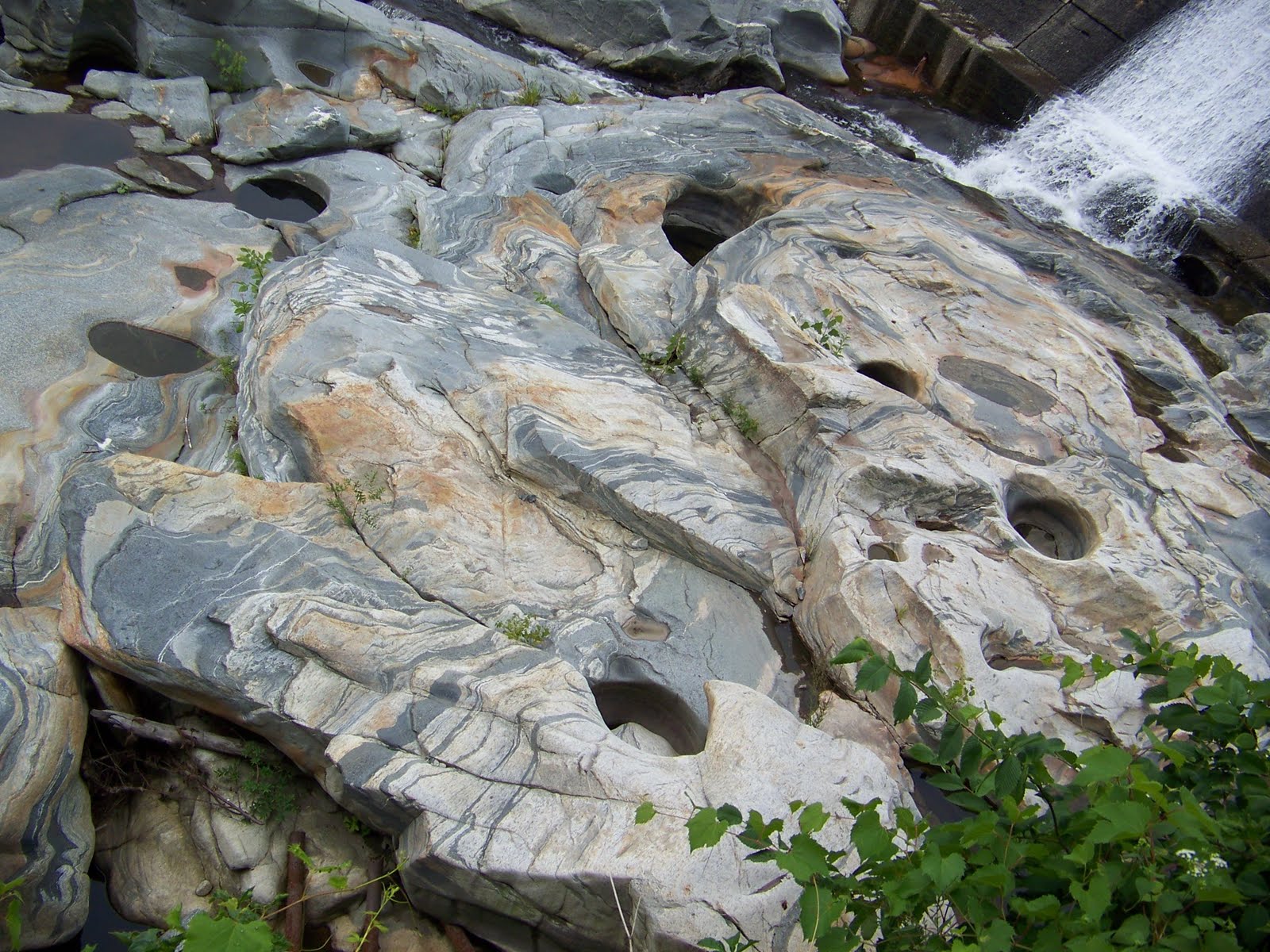  Roaming New England "Salmon Falls" Glacial Potholes Shelburne