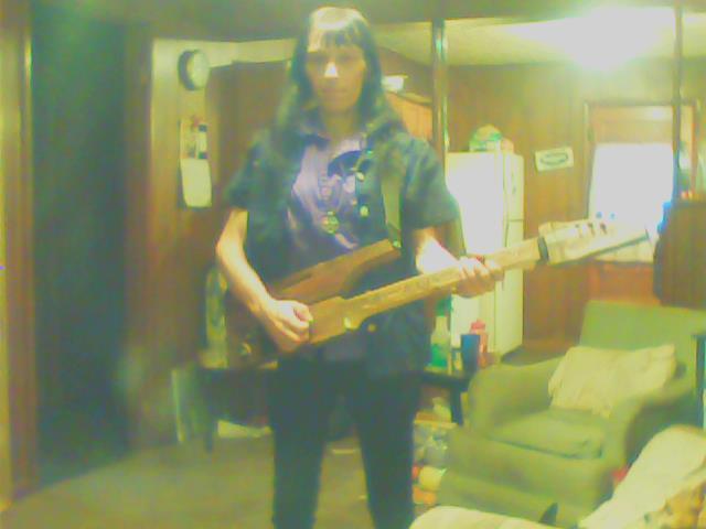 Me with a guitar prototype