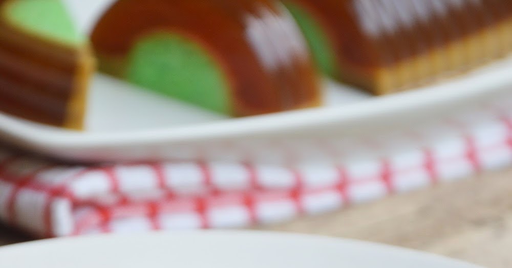 Diah Didi's Kitchen Puding Tape Ketan Hijau Lapis Gula Merah