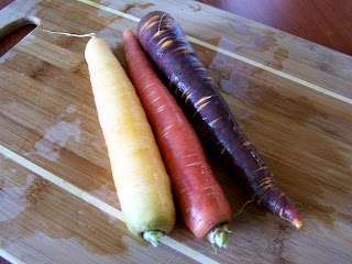 Ways to eat more whole foods – multicolored carrots