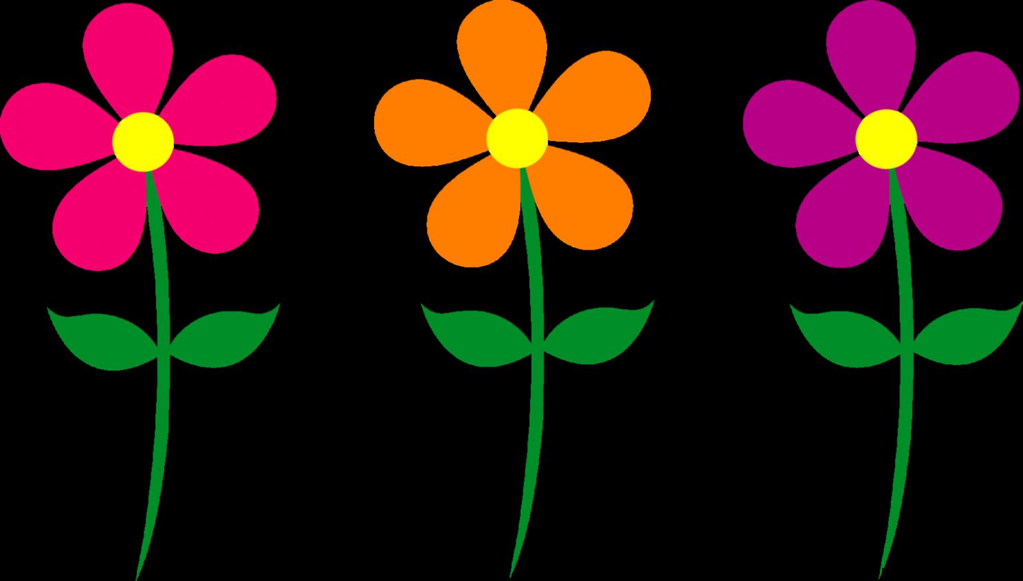 Cartoon Spring Flower Clip Art Cartoon Spring Flower Clip Art