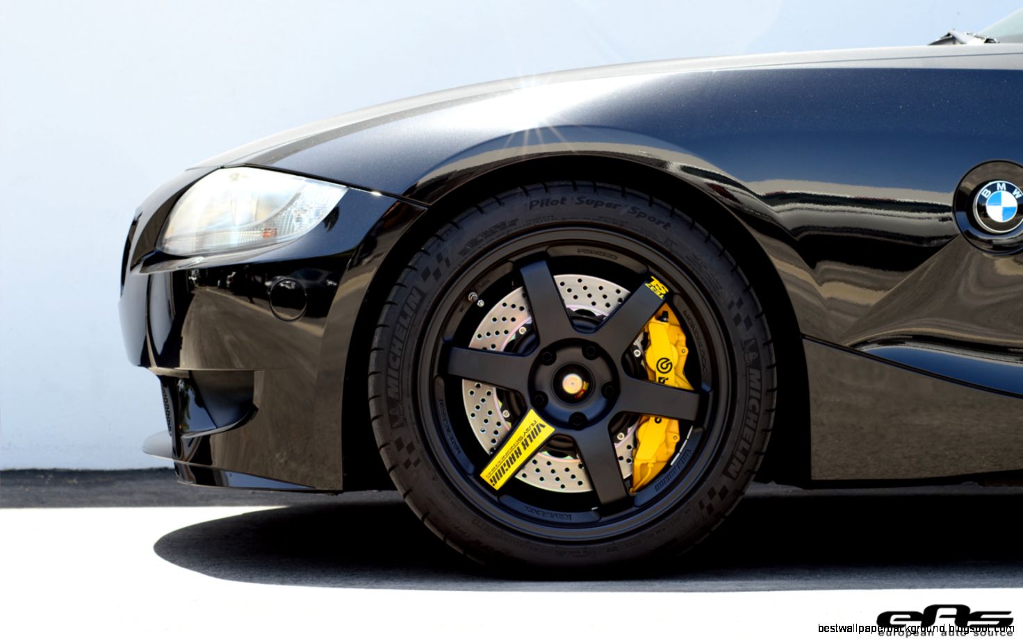 Black And Yellow Bmw