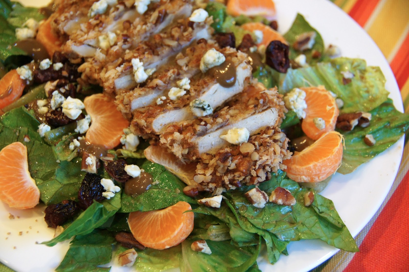 Family Food Finds Pecan Crusted Chicken Salad