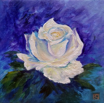 Sea Dean Paint A Masterpiece White Rose I 50 Strokes