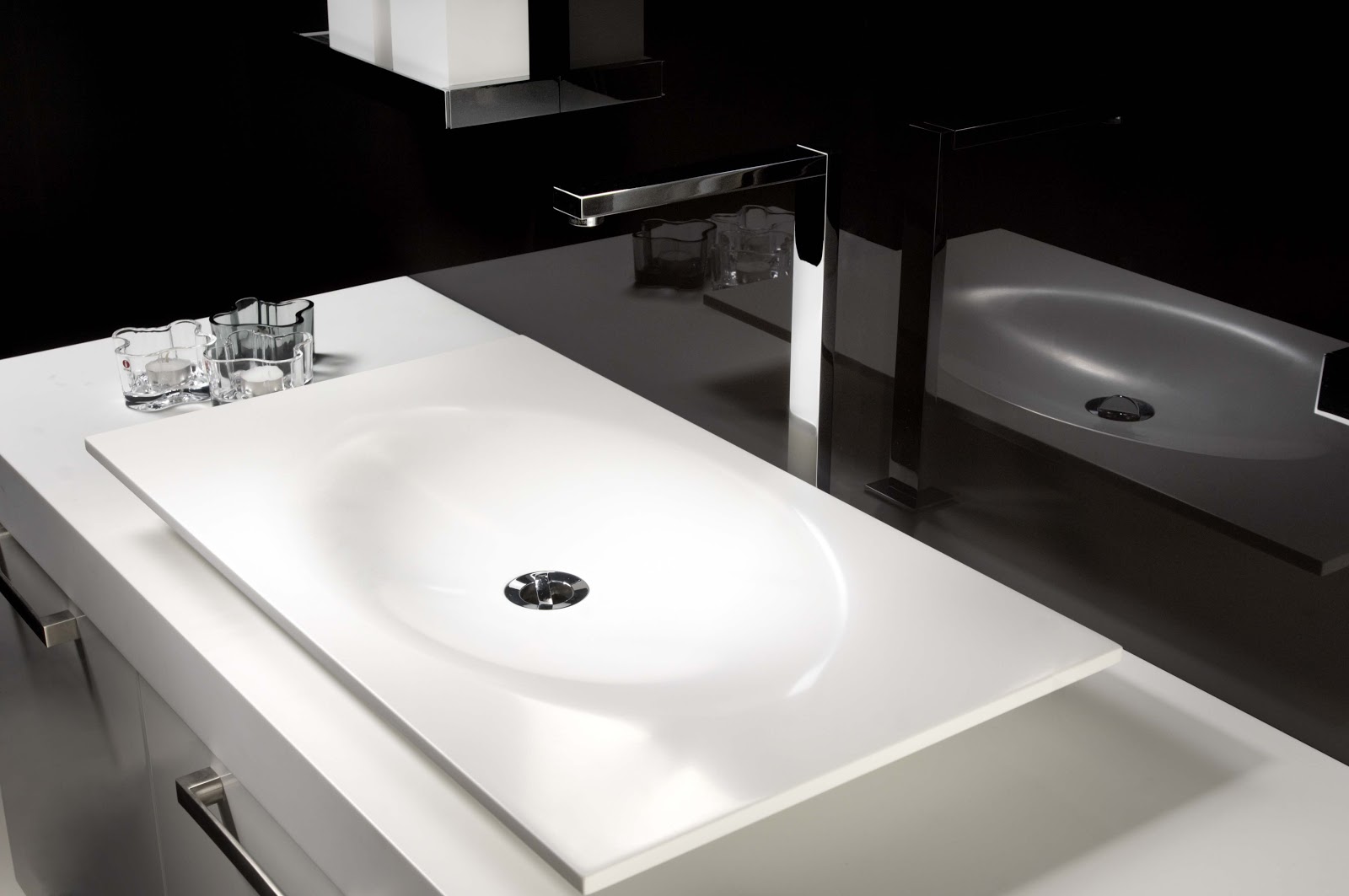 Minosa Scoop Bathroom Basin By Made With Corian