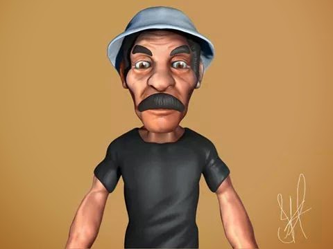 seu%2Bmadruga Seu Madruga ganha homenagem com um modelo 3D.