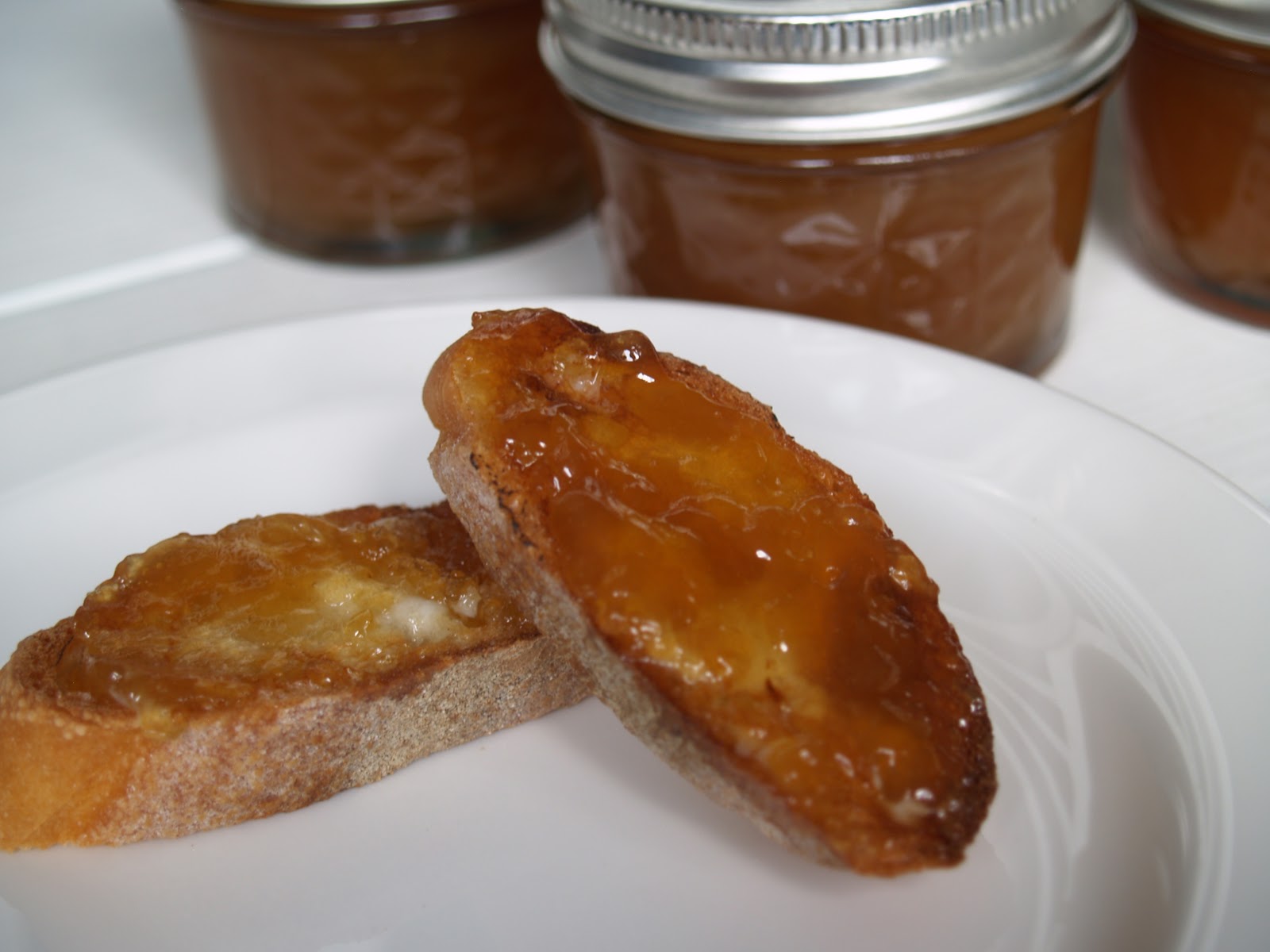 Persimmon and Peach Apple Cider Jelly