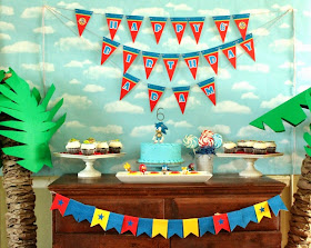 Sonic birthday party, boy birthday parties, kids parties, video game parties