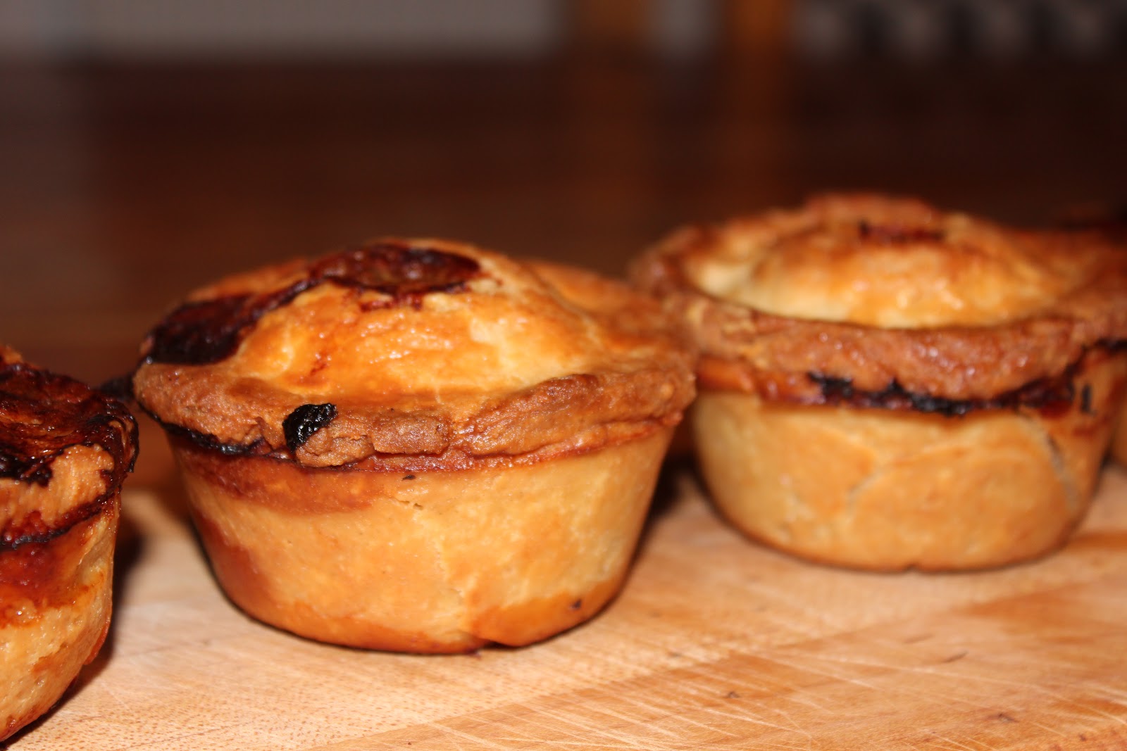 FLOWER POT KITCHEN HAND RAISED HOT WATER CRUST SCOTCH PIES