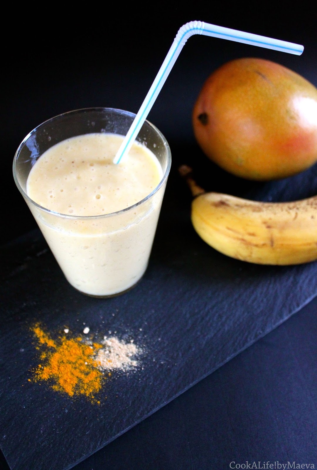 Cook A Life! by Maeva... in English Banana mango ginger turmeric