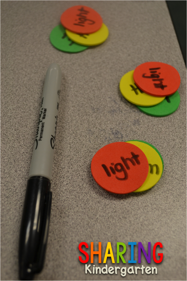 Sight Word Stations Live, Love, Laugh Everyday in Kindergarten