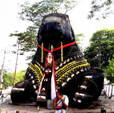 Nandi at Chamundeshwari Temple Nandi at Chamundeshwari Temple