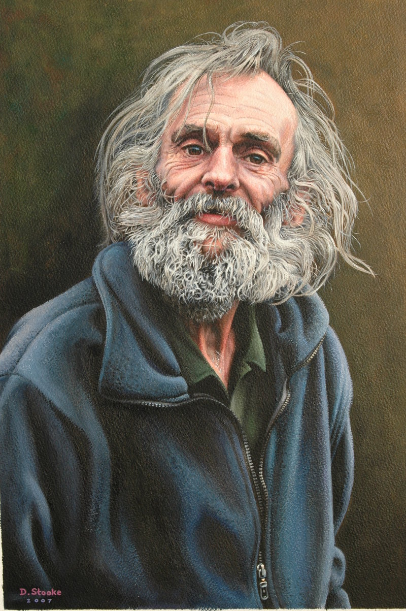 Galileo Feynman Photorealistic Paintings by David Stooke