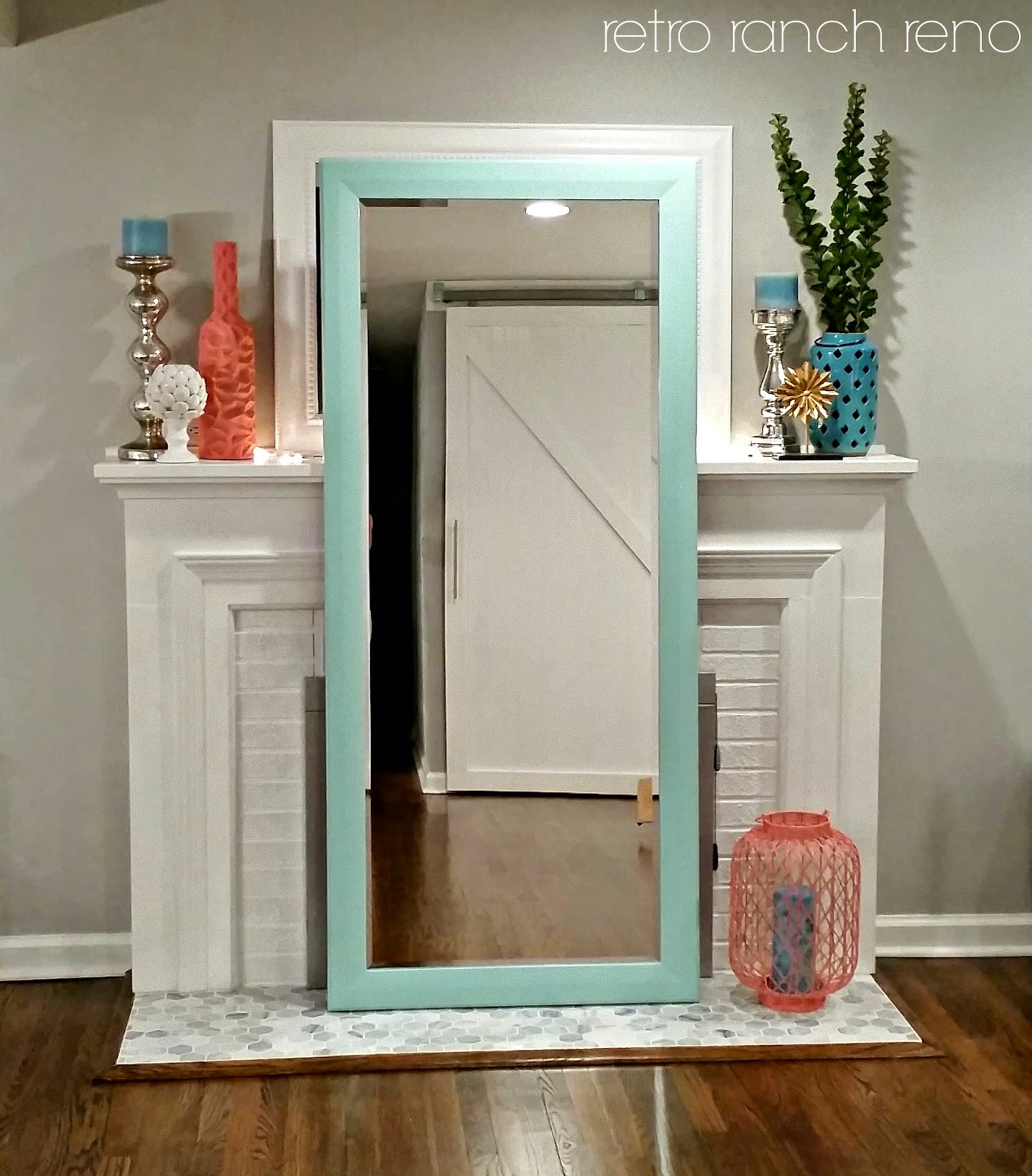 Retro Ranch Reno Leaner Mirror Makeover.