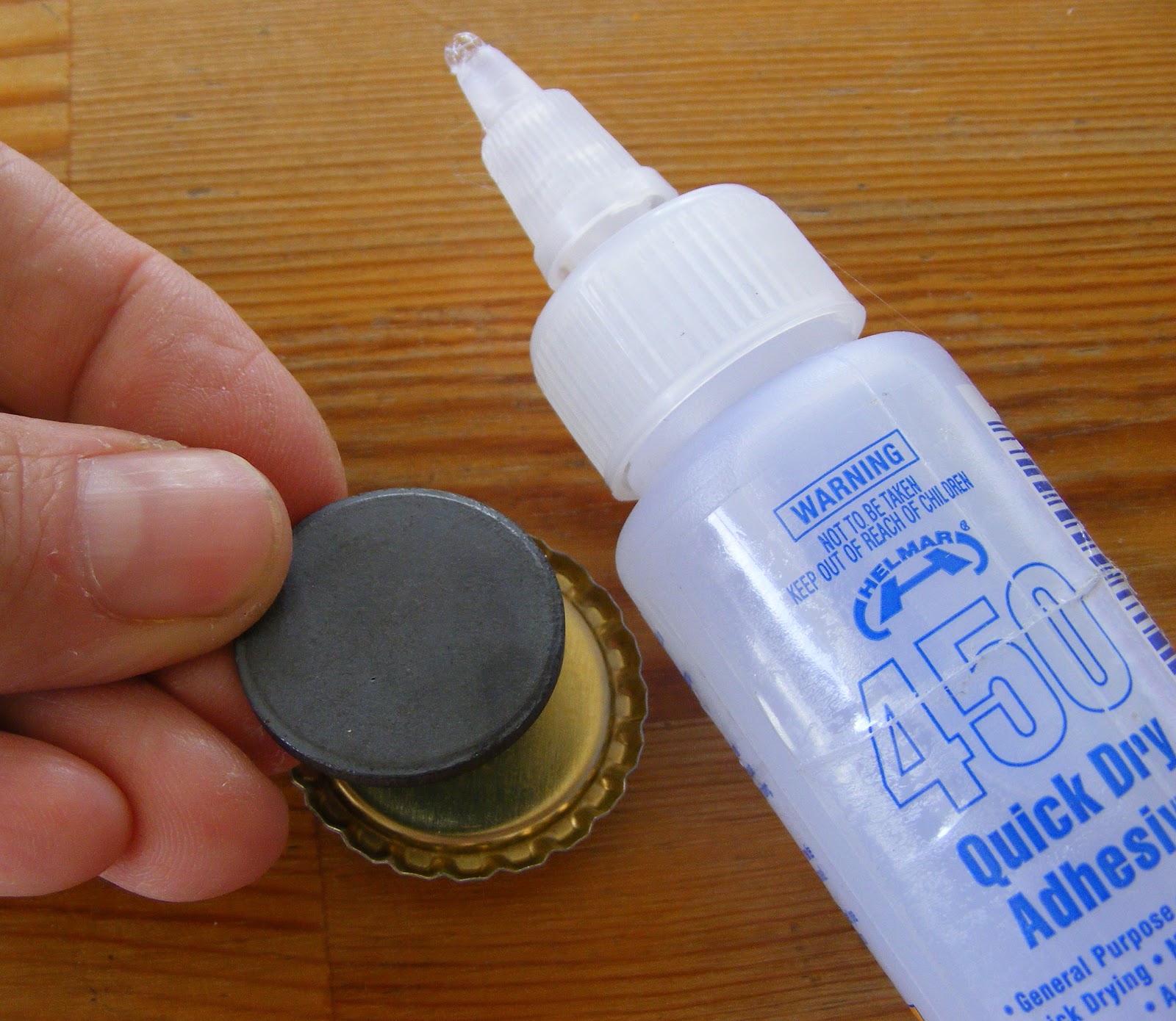 Colourblast! Bottle cap teacher's gift idea