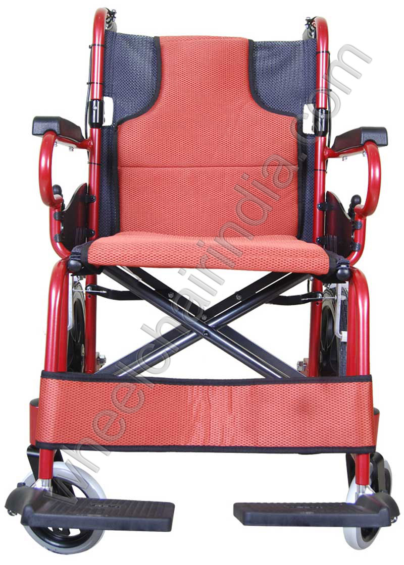 Lightweight And Foldable Transport Wheelchair Wheelchair India