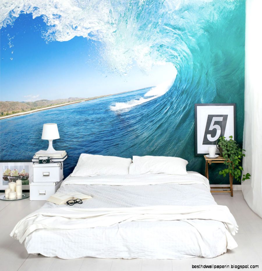 Big Surf Wave Wall Mural Big Surf Wave Wall Mural