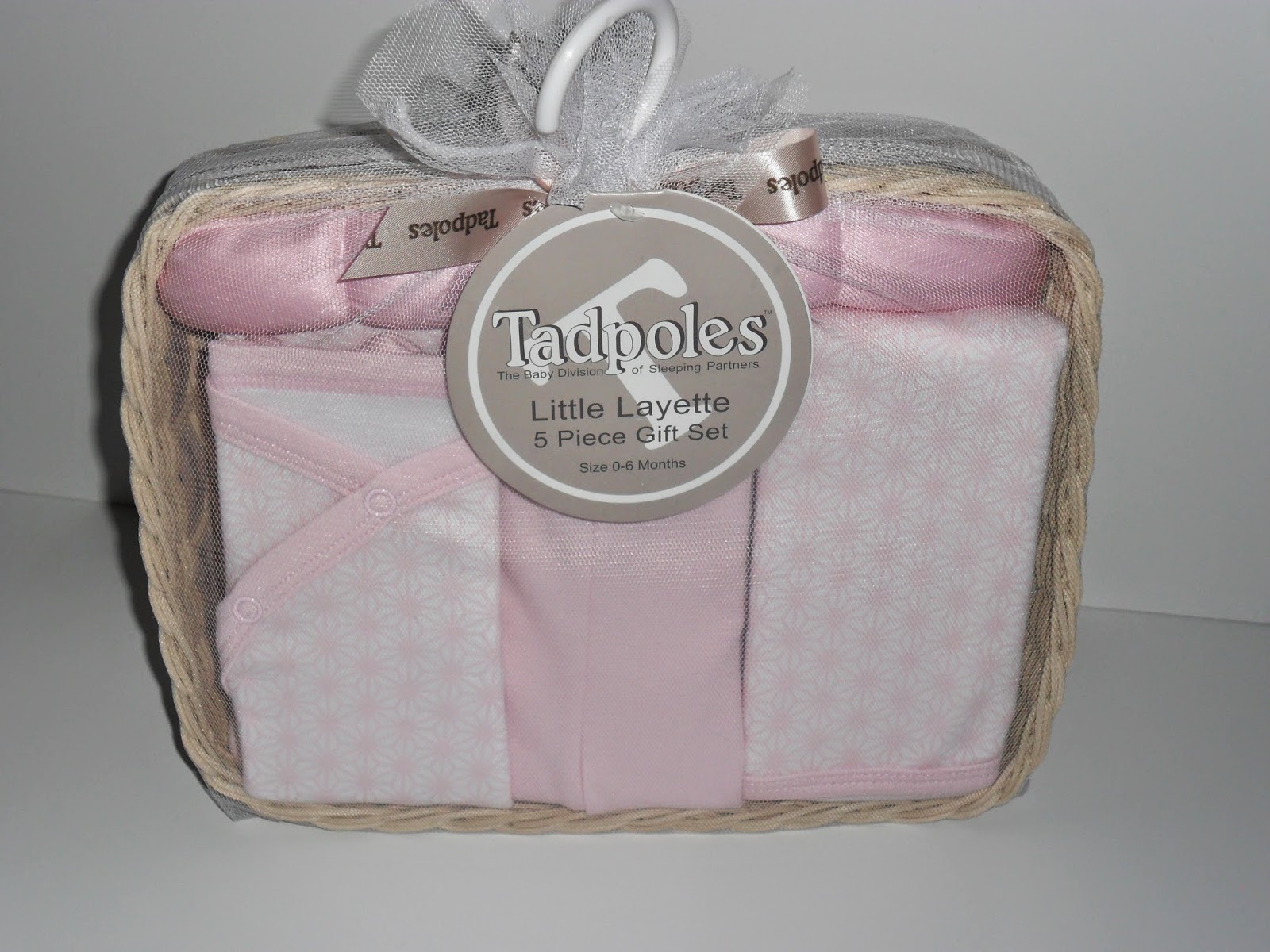 Tadpoles Layette Gift Sets. Review (Blu me away or Pink of me Event)