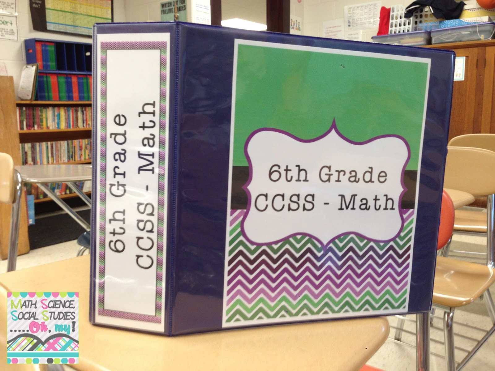 Math, Science, Social Studies......Oh, my! Classroom Organization Common Core Math Binder
