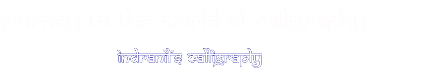 Journey to the world of Calligraphy