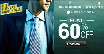 Great Discount on Great Brand: Flat 60% Off on Daniel Hechter (French Fashion & Lifestyle Brand) Men’s Clothing @ Flipkart