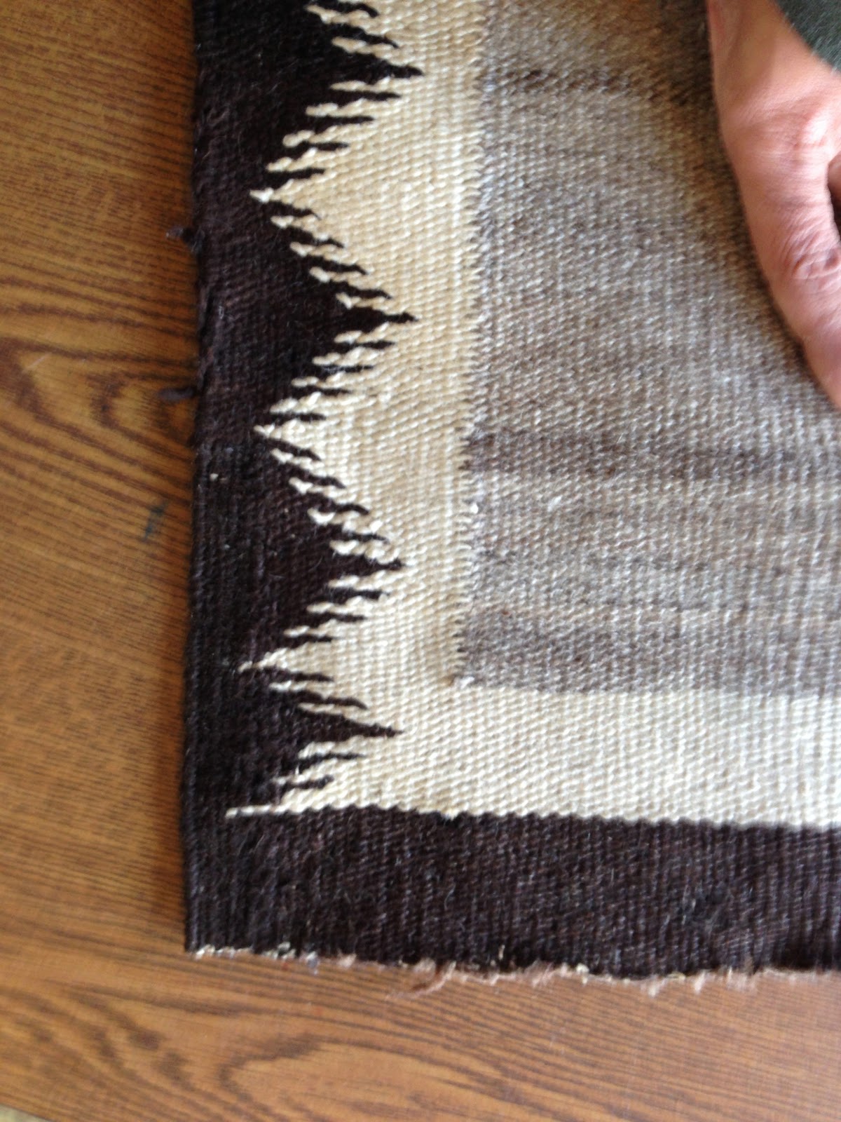 Kosker Traditional Rug Repair Navajo Rug Repair Process and Final Result
