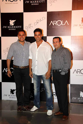 Akshay Kumar Unveil of new 'Arola'  restaurant at J W Marriott