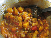Pumpkin, Chickpea and Roasted Pepper Stew - Recipe