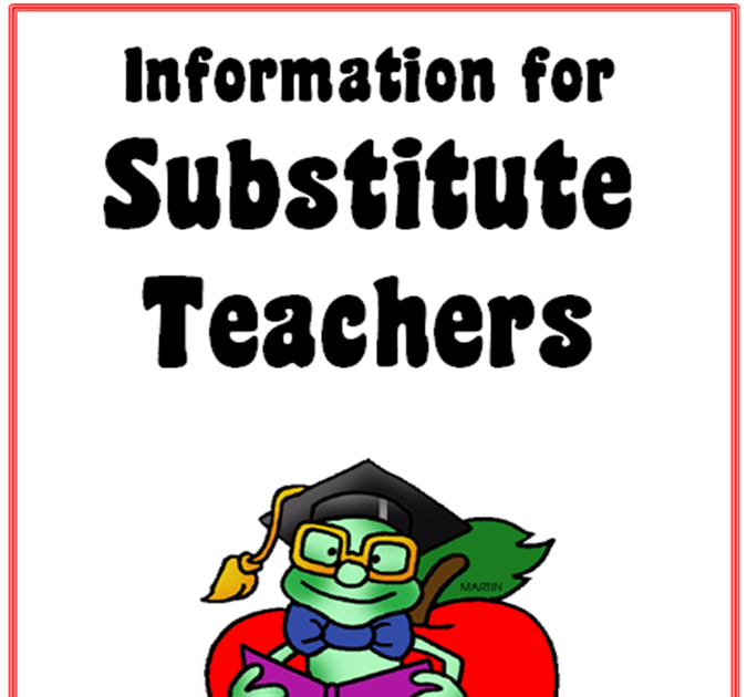 Teacher Substitute Clipart