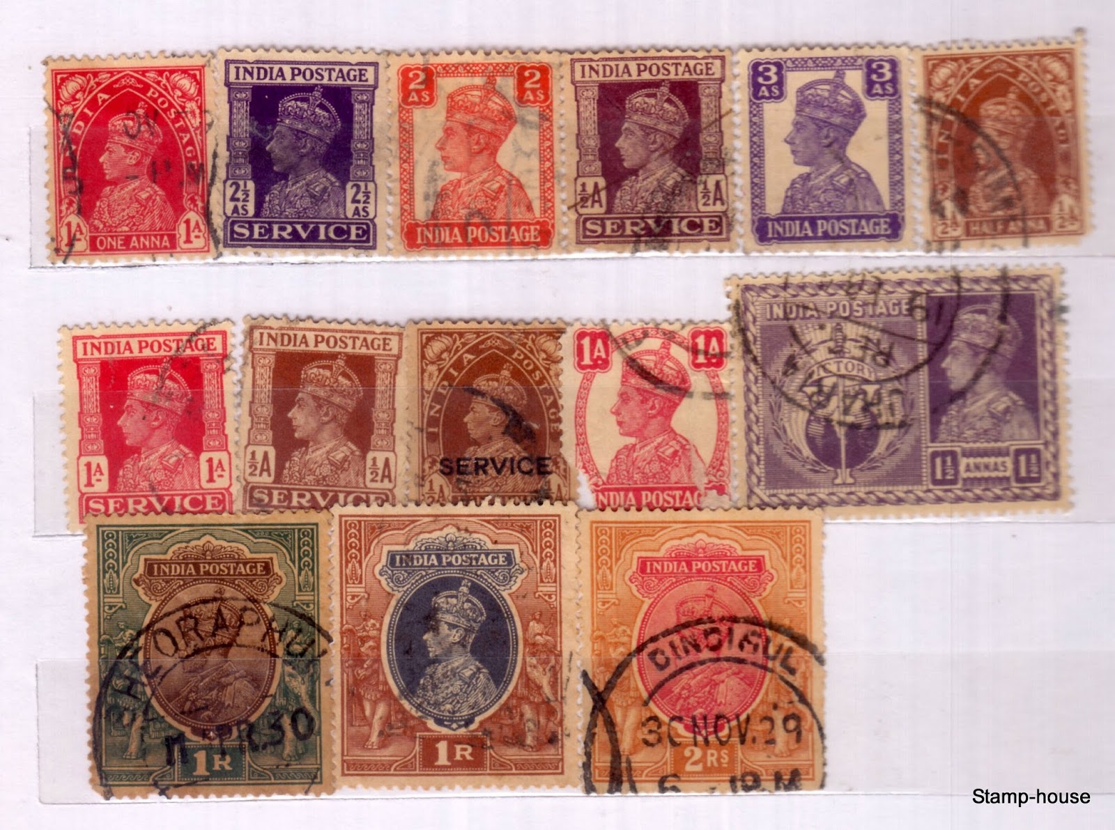 Collection of 50 Old Indian (British India Period) Stamps, eBay