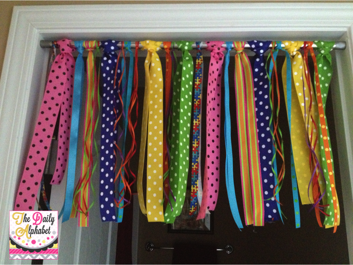 Monday Made It Ribbon Curtains The Daily Alphabet