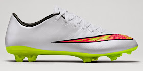 nike mercurial white and green