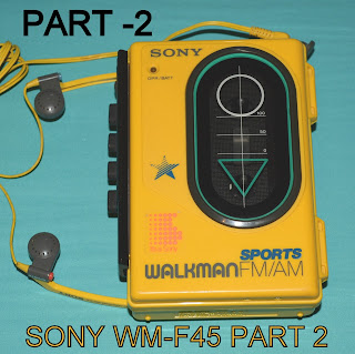  SONY WM-F45 Outer Box, and the Electronic Circuit Exchange