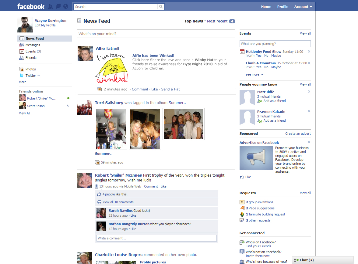 Facebook Example