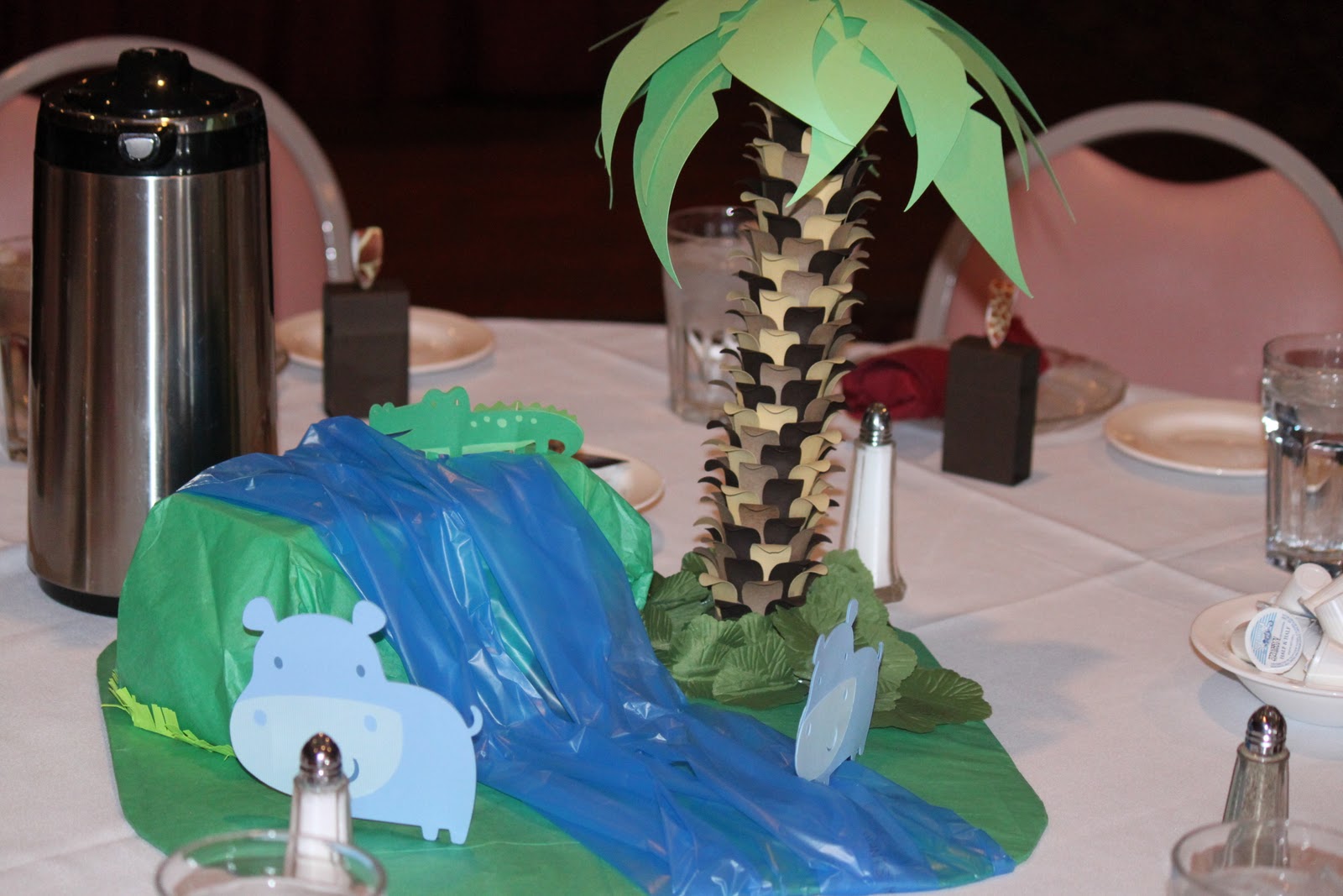 My Paper Productions Jungle Themed Centerpieces (PART 2)