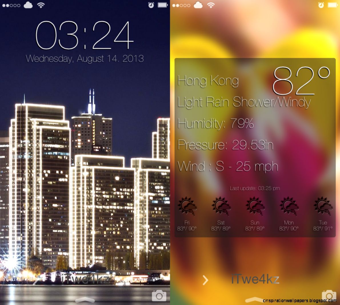 Get iOS 7 Dynamic Wallpapers with Parallax effect on your Lock screen Get iOS 7 Dynamic Wallpapers with Parallax effect on your Lock screen