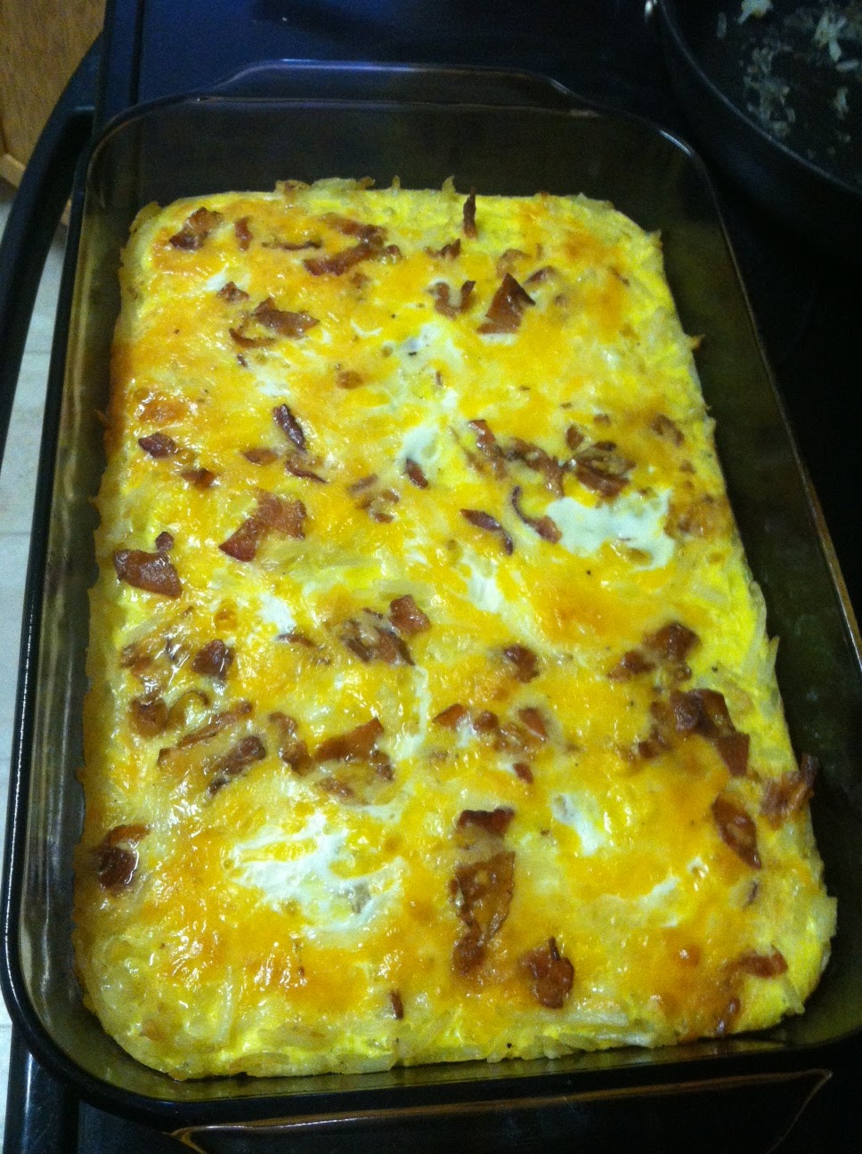 unBearablyGood Hashbrown, Egg, Bacon, & Cheese Breakfast Casserole