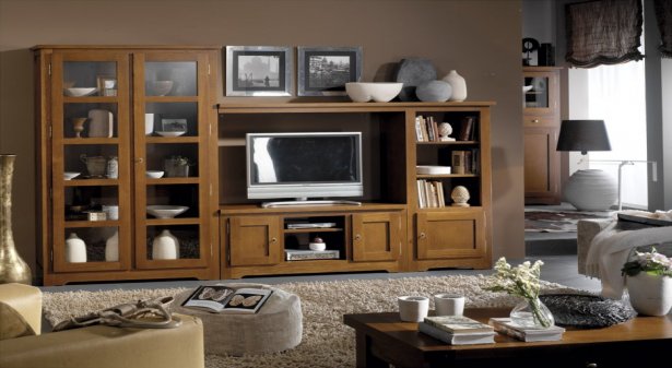 Imagenes de muebles de madera para tv modernos