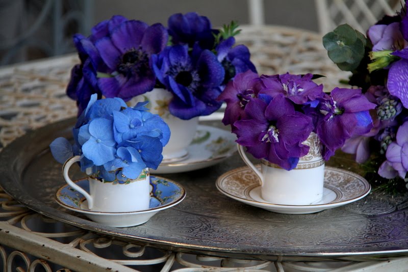 Deep Purple Tea Party Wedding Ideas Flowers Wedding Valentines