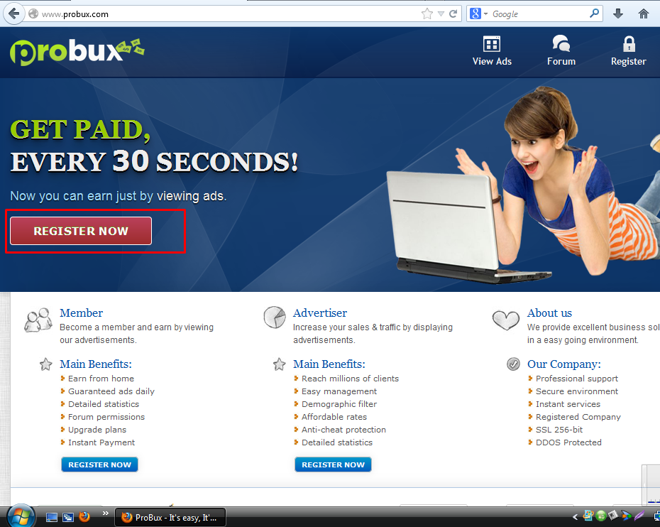 Earn Money With Probux.