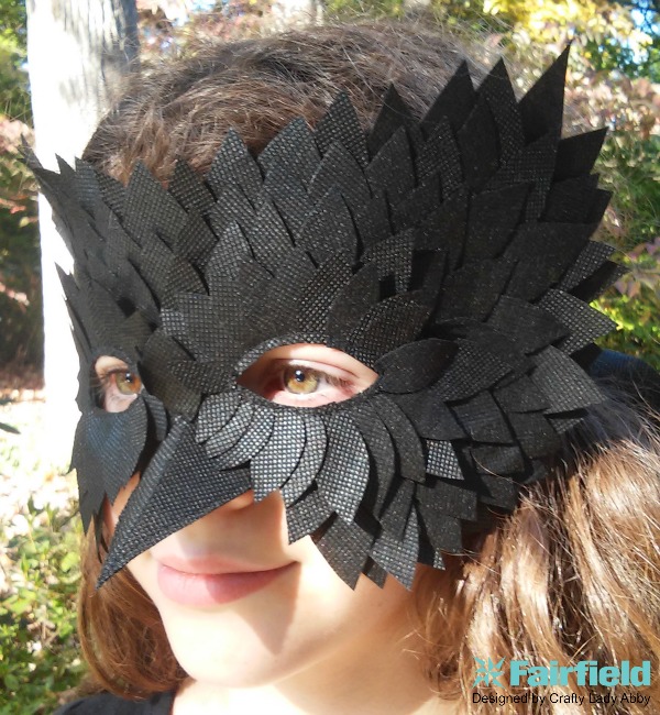 COSTUME DIY OlyFun Black Bird Mask