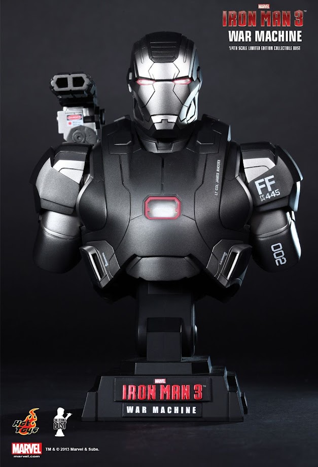 Hot Toys Iron Man 3 1/4 Scale Bust - War Machine