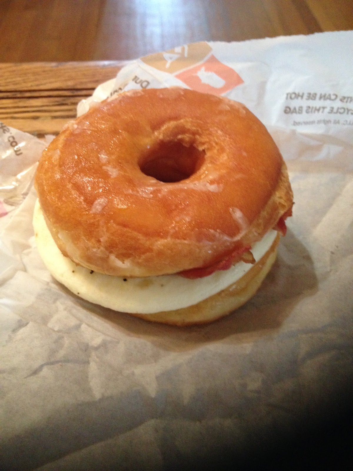 A Working Man's Diary My Date With The Dunkin Donuts Glazed Donut