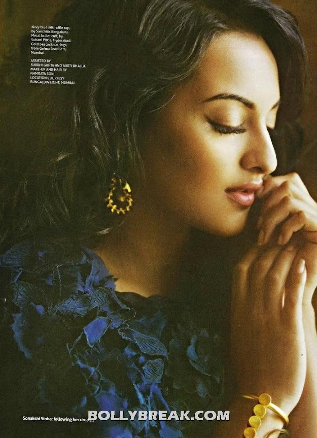 Sonakshi Sinha Verve Face close up - Sonakshi Sinha Verve India Scans - July 2012 HD