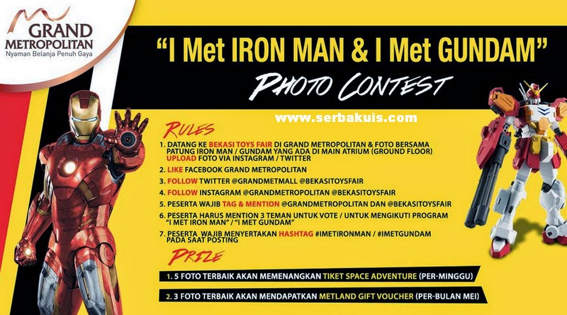 Kontes Foto I met Iron man & I met Gundam Berhadiah Kontes Foto I met Iron man & I met Gundam Berhadiah
